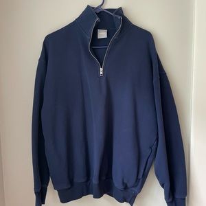 Aritzia Cozy Fleece Mega 1/4 Zip Sweatshirt